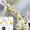 Party Decoration EID MUBARAK Balloons Garland Arch Kit Gold Star Moon Ramadan Islamic Muslim Birthday Supplies Decorations