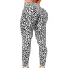 Leggings Femme Pantalon de Yoga imprimé léopard femme pli crayon de sport femme pantalon femme