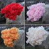 Decorative Flowers 90cm Silk Hydrangea White Branch Snow All Over The Sky Star Artificial Cherry DIY Home Party Wedding Arch Decoration