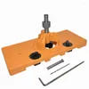 Professional Hand Tool Sets 35mm DIY Locator Wood Mounting Hinge Drilling Jig Guide Door Hole Saw Opener Adjust Cutter Kit Set