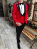 Męskie garnitury fioletowe dla mężczyzn 2023 Slim Fit 3 sztuki kombinezon typu pary habir duber piersi Tuxedos Wedding Man Blazer