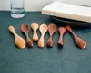 Natural Wooden Spoon Scoop Wood Tea Honey coffee Condiment Salt Sugar Spoons