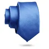 Bow Ties Hawson Mens Ties-Solid Color Slim Nectry-Skiny Polyester Men Tie met een geschenkdoos stropdassen voor accessoires