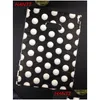 Presentförpackning grossist 100 st 30x40 cm vita runda prickar svarta väskor bäckar plast hand lämplig för klädförpackning droppleverans h dhucw