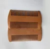 Brosses à cheveux peigne à barbe en bois de poche Double côtés peignes en bois épais Super étroits7337645