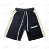xinxinbuy Мужские и женские дизайнерские шорты, штаны с буквенным принтом, весна-лето, хлопок, белый, черный, синий, XS-2XL