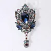 Brooches Creative Fashion Retro Fine Alloy Rhinestone Glass Atmospheric Brooch Pendant Women's Clothing Accessories