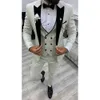 Męskie garnitury Blazers Najnowsze projekty moda męska na ślub 3 sztuki Slim Fit Eleganckie formalne klasyczne mężczyzn Corosze Costume Homme 230213