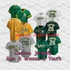 Aangepaste honkbal jerseys 26 Matt Chapman 2021 Baseball jersey Olson Ramon Laureano Mitch Moreland Mark Canha Chad Pinder Tony Kemp El