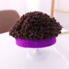 Berets Baby Wig Cap Autumn And Winter Explosive Head Boy Cute Concave Shape Funny Curly Hat