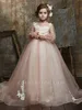 2023 Glitz Princess Little Girls Girls Pageant Dresses Little Baby Camar Flower Girl Vestres para Casamento Com Big Bow BC15126 J0213