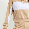 Frauen Zweiteilige Hosen Weibliche Trainingsanzug Elastischer Bund Gerade Herbst Outfit Herbst Pullover Top Dünne Jogginghose Casual Kleidung