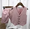 Completi di abbigliamento Set di vestiti per bambini formali per ragazzi Completo estivo per neonato Camicia bianca con papillon Gilet Pantaloncini Pezzi per anno