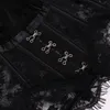 Foulards Punk gothique noir plume volé Cape Vintage haussement d'épaules châle sexy dentelle florale faux cou ras du cou Cape Cosplay épaule Wrap pour les femmes 230211