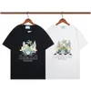 T-shirts masculins Brand Mens Tshirts Skl Bunny Pattern Top Cotton Oneck Sleeve Tshirt Print Ghost Rabbit Shirt Summer Tee Luxury Dhefy