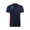 Polos masculinos Nova F1 T-shirt Fórmula 1 Racing Team Set Up T-shirts Mens Racing Roupas Tops Driver Polo Camisas Femininas Jersey Personalizável Lczp