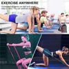 Paski oporowe 3PC/zestaw jogi fitness guma elastyczna elastyczna opaska na siłowni sprzęt treningowy do ekspandera treningowego bioder