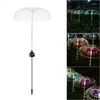 Solar Jellyfish Lights Outdoor Fiber Optic Fairy Waterproof Garden Decorative Landscape Lamp