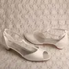 Dress Shoes Wedopus Wholesale Sandals Short Heel T-strap Summer Bride