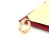 حلقة Love Screw Rings Rings Classic Luxury Designer Ring Women Titanium Steel Beathed Goldry Gold Silver Rose Never Fade 4 5 6mm