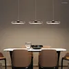 Hanglampen 3-head chroom/gouden restaurant LED licht strip luiheid suspensielamp luxe keuken eetkamer bar huisverlichting