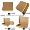 Подарочная упаковка Оптовая площадь 10pcs/lot 27x16.5x5cm Brown Kraft упаковочные коробки для мыла упаковка упаковка упаковка почтовая коробка pp7671 Drop deli dhdw0