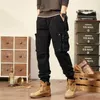 Männer Hosen Neue Jogger Cargo Armee Taktische Ausbildung Multi-Tasche Outdoor Jogginghose Baumwolle Casual Y2302