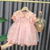 女の子のドレス子供ドレスデザイナープリンセス服キッドレースウェディングパーティーチュチュ衣装1-6 YS幼児カジュアルウェアガールズ