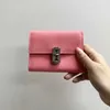 Luxury Designer Bags Change Purse Card pack Handbag Wallet Womens Short 2024 New Leather Original Lock Thin Simple Popular Light Factory Direct Sale