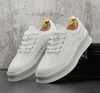 Brittisk stil m￤n loafers skor sneakers mode casual liten vit sko andas non-halk rund t￥ sn￶rning l￤genheter komfort sport promenad skor storlek 38-45