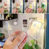 Keychains Small Transparent PVC Coin Purse Girls Mini Purses For Women Kids Key Bags Lipstick Earphone Storage Wallet Keychain