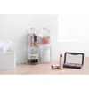 Storage Boxes Makeup Organizer Jars Case Bathroom Jar Cotton Pad Dispenser Cover Countertop