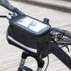 Borsa da manubrio per bici da strada impermeabile Borsa da bicicletta per cestello anteriore per bicicletta Borsa da bicicletta impermeabile con cinturino riflettente più ampio1307e