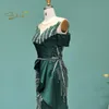 Party Kleider Luxus Kristall Meerjungfrau Dubai Abend Für Frauen Hochzeit Gast Kleid Arabisch Hohe Schlitz Lange Elegante Formale Prom dressParty