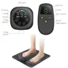 Foot Massager Foot Massager Pad Electric EMS Feet Muscle Stimulator Tens Acupuncture ABS Pulse Massage Mat Relaxation Relieve Pain Health Care 230211