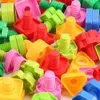 Conteggio matematico del tempo 1020 Set di viti Blocchi di plastica Inserto in plastica a forma di dado Giocattoli per bambini Modelli educativi Montessori 230213