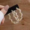 Orecchini da donna geometrici in oro vintage Set Orecchini a cerchio di perle di moda per le donne Brincos Trend Regali di gioielli femminili