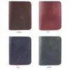 Vintage Men Leather Wallet Designer Purse Money No Zipper Wallet For Credit Cards Male Short Slim Purse Perse Portfolio M177y