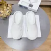 Prado laarzen schoenen schoenen top casual topkwaliteit kwaliteitsdesigner slippers dikke bodem glijbanen schuim rubber muller mannen vrouwen sandalen buiten