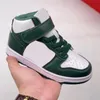 2023 Mid Kids Baby Shoes for Boys Girls Sports Black White chunky Low Cows Trainers Boy and Girl Athletic Outdoor Sneakers Kids 24-35 Eur