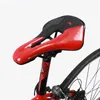 Bike Saddles WEST BIKING Ultralight Mountain Bicycle Saddle Short Nose Road Bike Seat PU Leather Hollow Prostatic Saddle Bicycle J230213