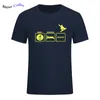 T-shirts pour hommes drôle manger sommeil snowboarder T-shirt T-shirt snowboarder imprimé été hommes chemise hauts à la mode t-shirts taille européenne