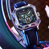 Wristwatches Dulunwe Men Mechanical Watches Automatic Fashion Waterproof Watch Luminous Man Business Sport Clocks
