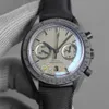 Designer Watch Ultraman Series Dark Face Chronograph 9300 Automatic Movement Watch 17.2mm kol svart kalender vattent￤t 50 meter safirspegel