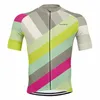 Vestes de course RUNCHITA été cyclisme Pro équipe à manches courtes vélo course vélo Ciclismo Cycle porter élastique bande Jersey