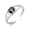 Bandringar Cross Ring For Women Men Cool Mane Casual Jewelry Wedding Drop Delivery DHK5I