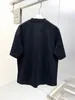 abbigliamento rosso uomo e donna manica corta collo alto T-shirt triangolo oversize sciolto stampa scritta di grandi dimensioni sul petto tendenza oversi2985