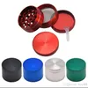 Smoking Pipes Cross-Border Hot-Selling Smoke Grinder Four-Layer Zinc Alloy Manual Grinder with 50mm Diameter for Metal Smoke Grinder