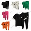 Trainingsanzug Frauen Casual Kurzarm Jogginghose Anzüge Designer Mode Jogginganzug 2-teiliges Set Sportbekleidung