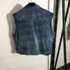 Kvinnors jackor designer denim väst kjolar för kvinnor designer brev ärmlösa rockar fest nattklubb damer sexig kort kjol 16j7